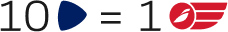 10 Avios = 1 Elite Point