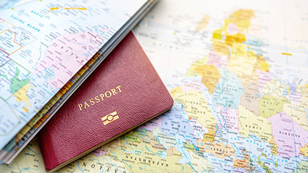 Documentación Passport on world map