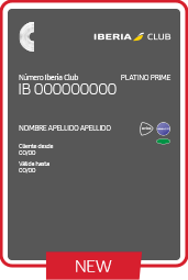 NEW: Iberia Club Platino Prime Digital Card