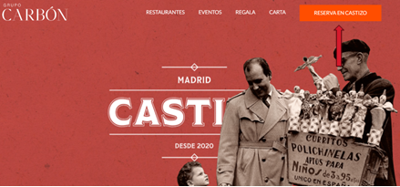 Madrid Castizo since 2020, belonging to the Carbón group. Browse the group's restaurants, events, gift options, menu and book at Castizo restaurant.