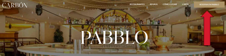 Pabblo Restaurant, belonging to the Carbón group. Browse through the group's different restaurants, gift options, how to get there, the menu and book at Pabblo restaurant.